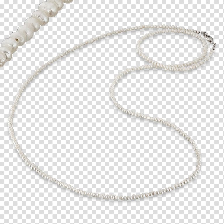 Earring Pearl Jewellery chain Silver, silver transparent background PNG clipart