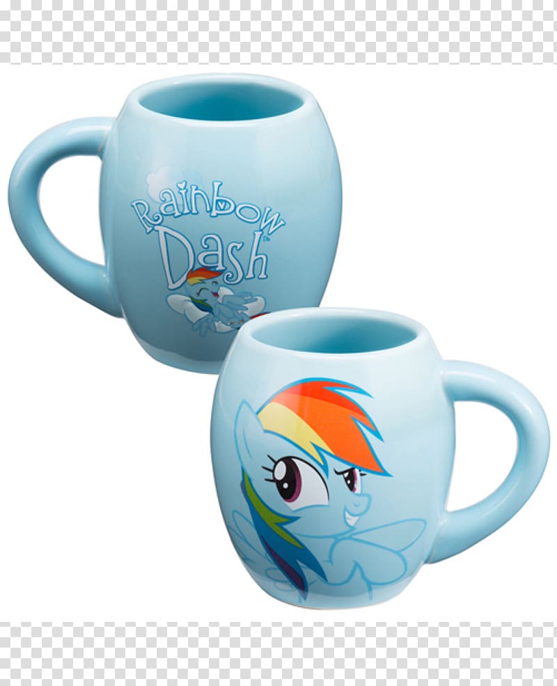 Rainbow Dash Pinkie Pie My Little Pony: Friendship Is Magic Twilight Sparkle, magic mug transparent background PNG clipart