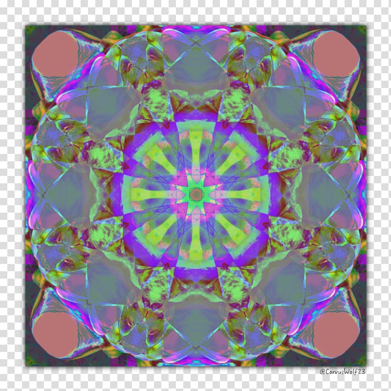 Psychedelic art Kaleidoscope Visual arts Pattern, dill transparent background PNG clipart