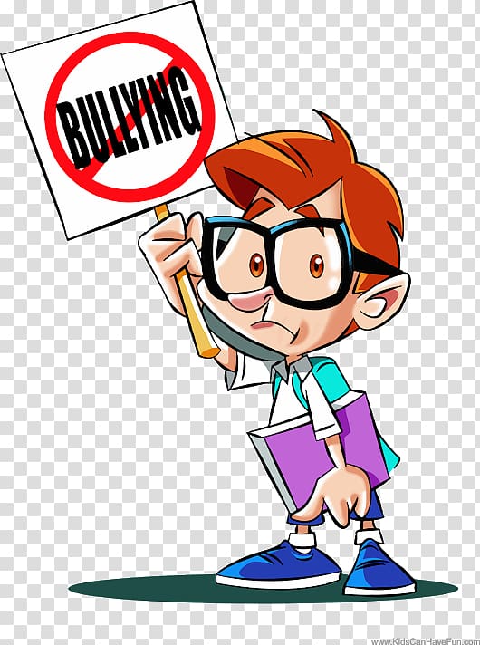 Stop Bullying: Speak Up Human behavior Cartoon, student posters transparent background PNG clipart