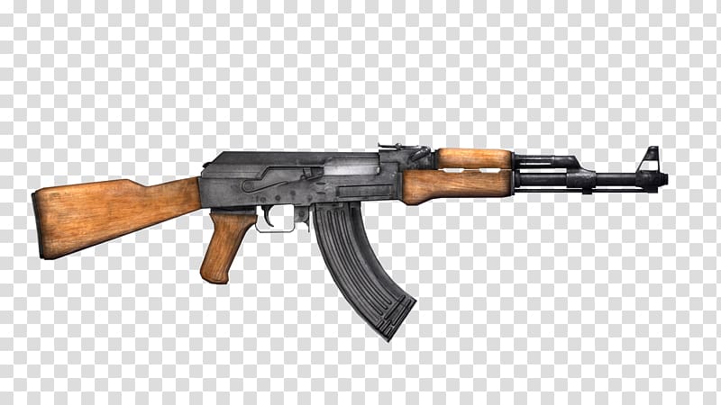 AK-47 Assault rifle Firearm Weapon, AK-47 transparent background PNG clipart