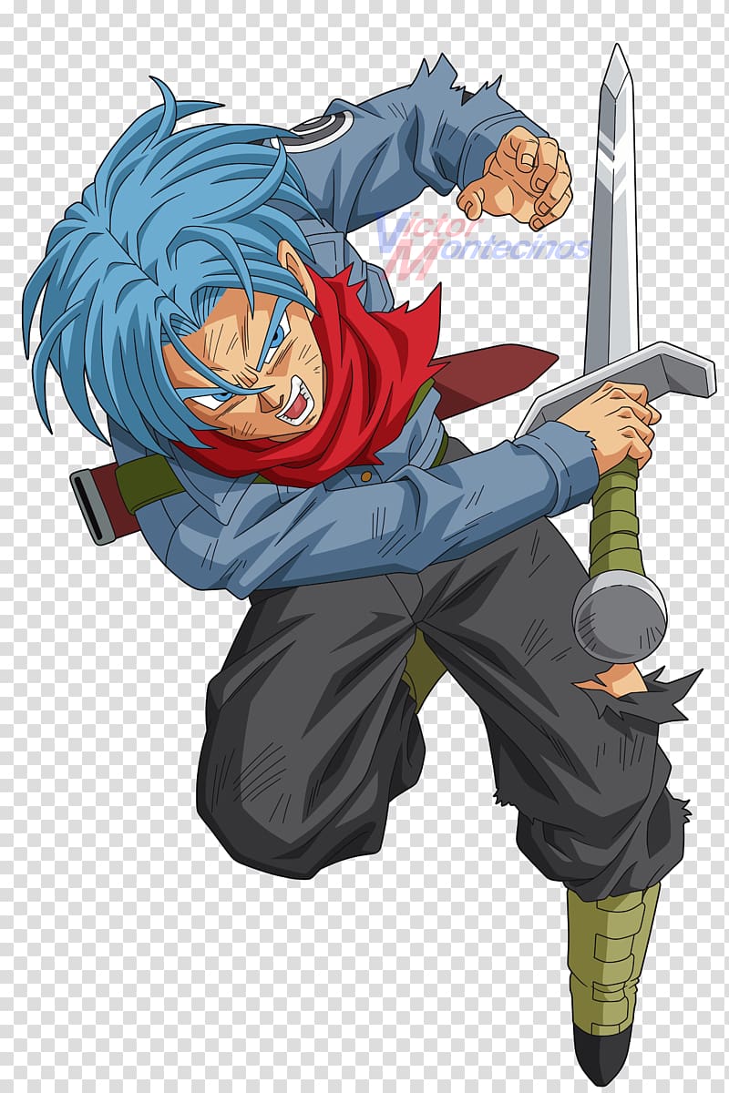 Trunks Dragon Ball Super Saiyan Goku Black Manga, victer transparent background PNG clipart