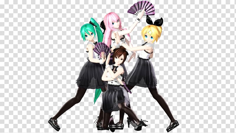 Baby Maniacs Hatsune Miku MikuMikuDance Megurine Luka Kagamine Rin/Len, hatsune miku transparent background PNG clipart