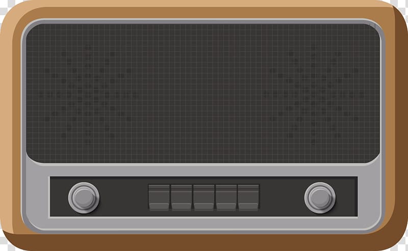 Radio Drawing, Retro radio transparent background PNG clipart
