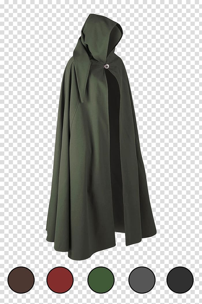Hoodie Cloak Robe Cape Mantle, cloak transparent background PNG clipart