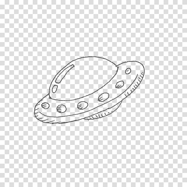 Unidentified flying object Flying saucer, Pencil hand-painted UFO transparent background PNG clipart