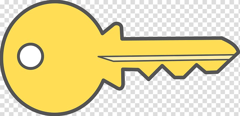 Key Free content , Yellow key transparent background PNG clipart