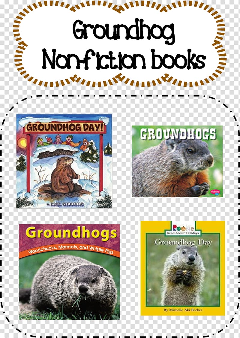 Groundhog Day! Fauna Flora, fantasy book transparent background PNG clipart