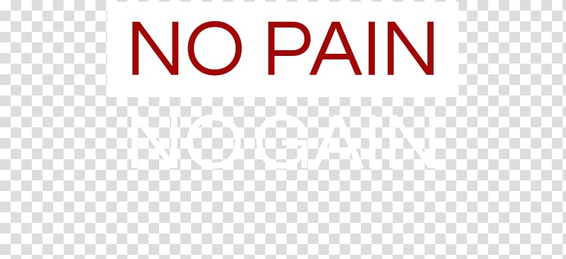 Logo Brand Line, No Pain No Gain transparent background PNG clipart