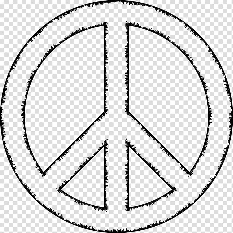 Peace symbols Silhouette , peace sign transparent background PNG clipart