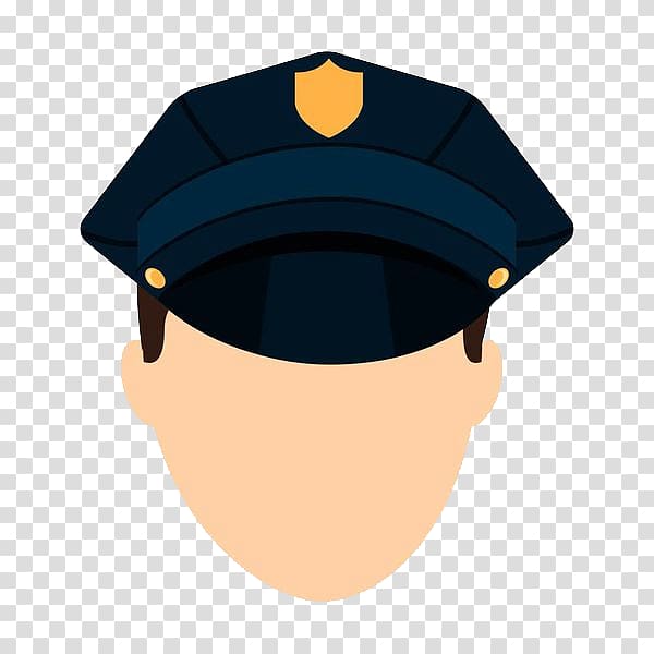 Police officer Baton, Police hat on the model transparent background PNG clipart