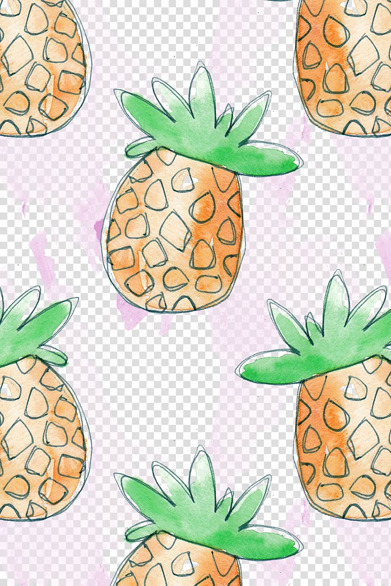 Pineapple Fruit Auglis Pattern, Hand pineapple pattern pattern background transparent background PNG clipart