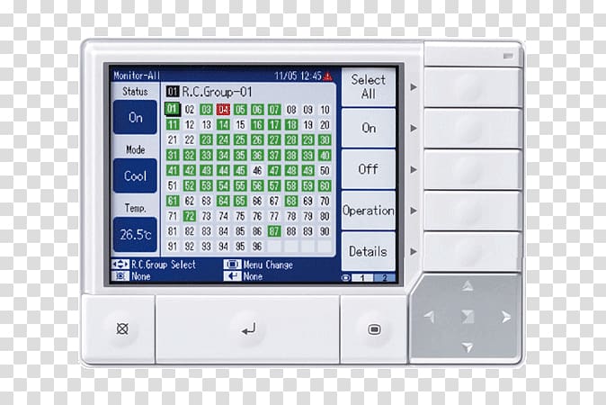 Computer Software Fujitsu Remote Controls Variable refrigerant flow System, Hvac Control System transparent background PNG clipart