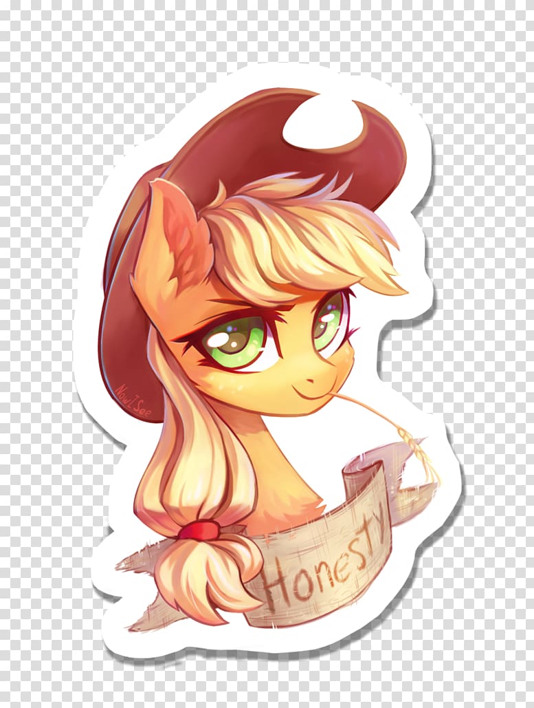 Cartoon Comics Fan art Illustration Pony, applejack transparent background PNG clipart