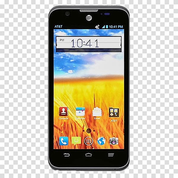 ATT Z998 LTE Android Go Phone (AT&T Prepaid) ZTE Z998 4G LTE Black (AT&T) GSM Smartphone, smartphone transparent background PNG clipart