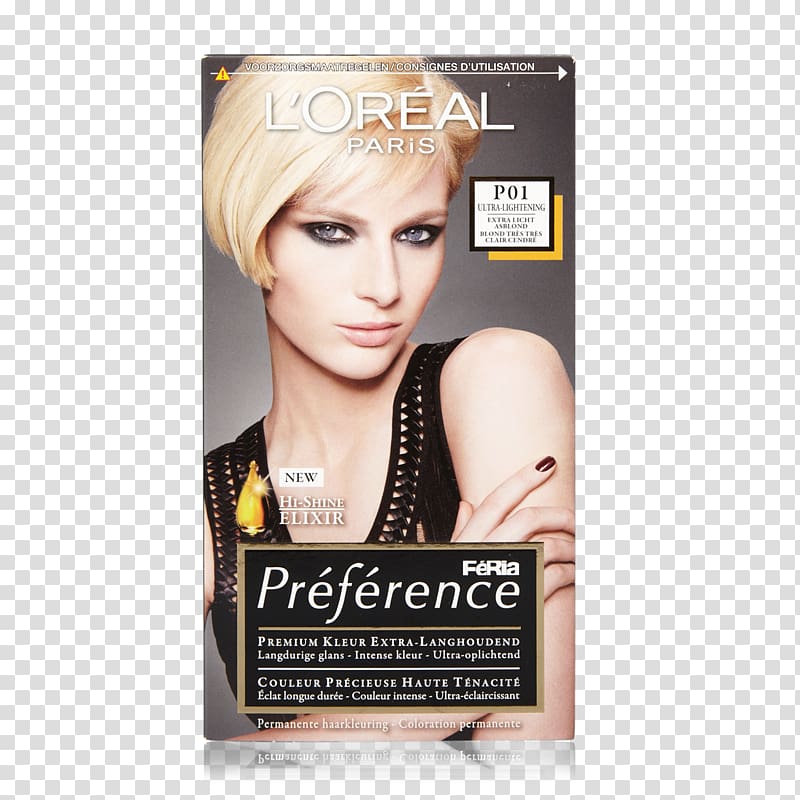 Hair coloring Blond LÓreal Human hair color Hair Permanents & Straighteners, hair transparent background PNG clipart