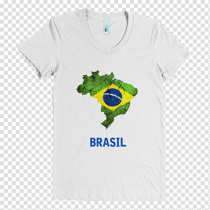 T-shirt Flag of Brazil Souvenir Sleeve, T-shirt transparent background PNG clipart