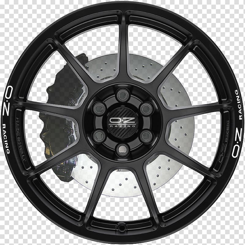 Car Wheel OZ Group Ford Mustang Spoke, car transparent background PNG clipart
