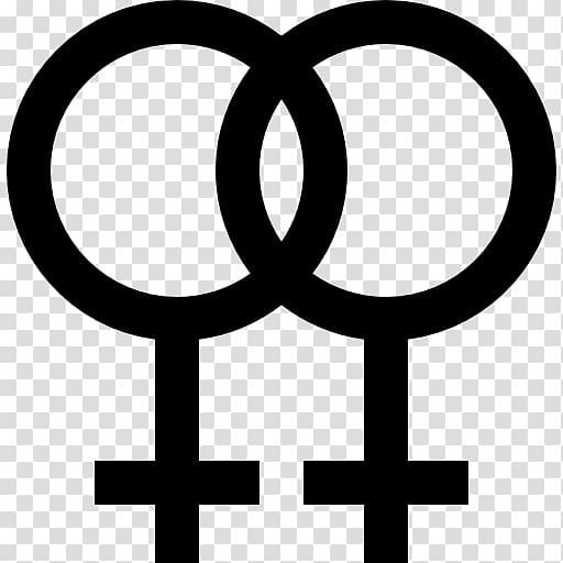 Gender symbol Lesbian Homosexuality LGBT symbols, woman transparent background PNG clipart
