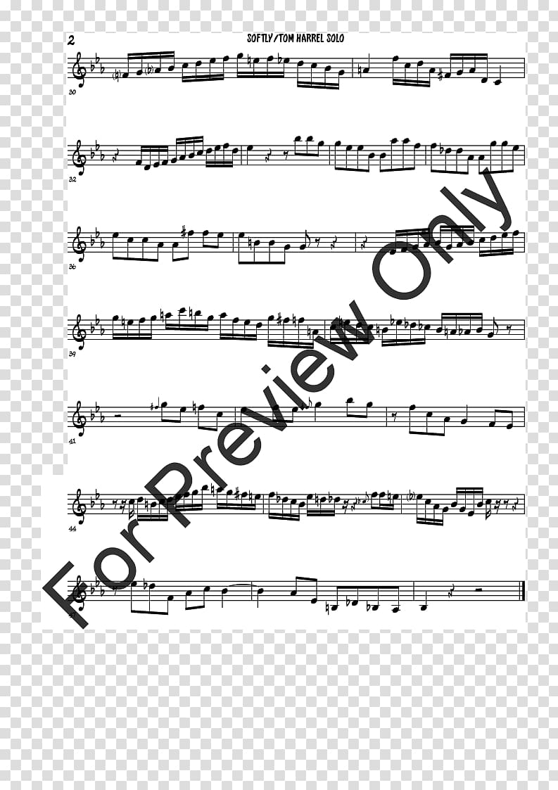 Sheet Music Trumpet J.W. Pepper & Son Solo, trumpet and saxophone transparent background PNG clipart