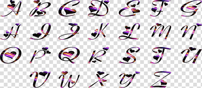 Body Jewellery Eyebrow Font, alphabet collection transparent background PNG clipart