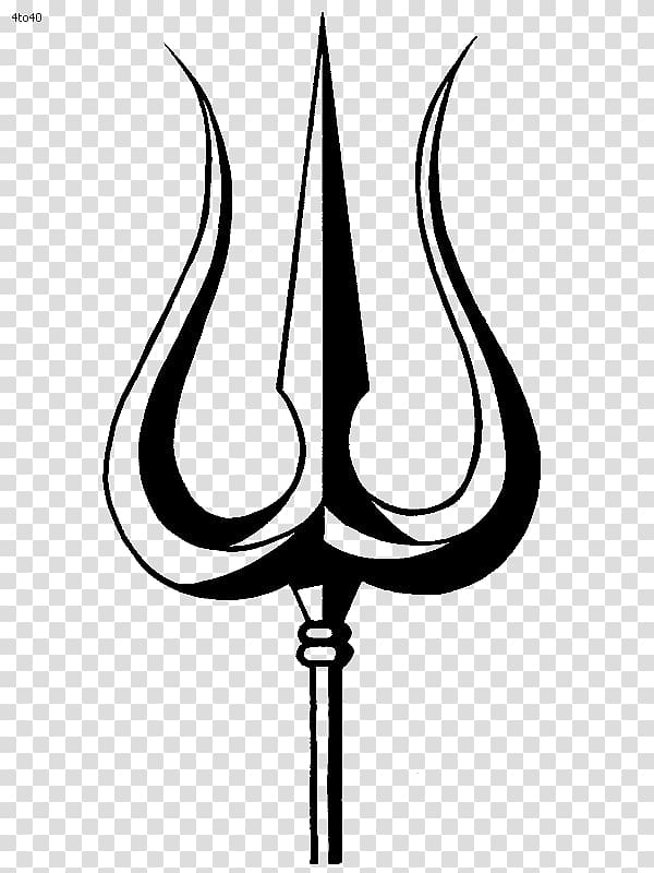 Trident illustration, Shiva Trishula Om Symbol Hinduism, Om transparent