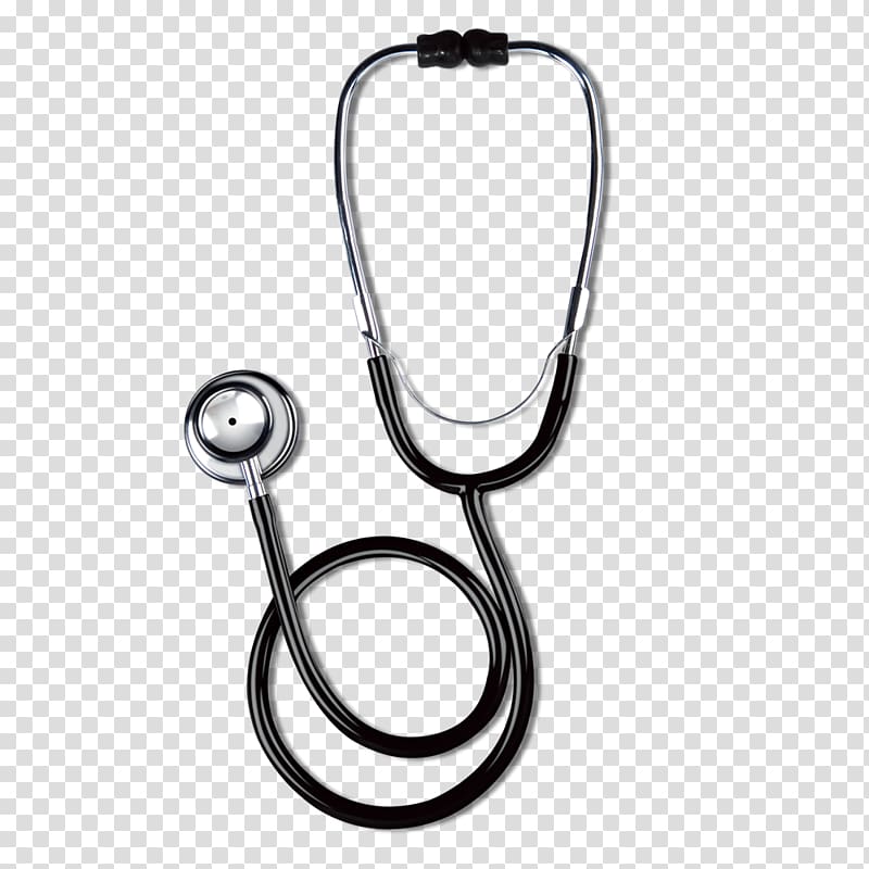 black stethoscope, Stethoscope Sphygmomanometer Medical Equipment Cardiology Blood pressure, stetoskop transparent background PNG clipart