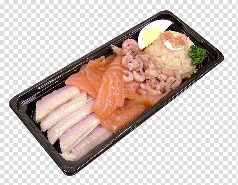 Bento Zeevishandel Volendam Makunouchi Sashimi Sushi, salade met transparent background PNG clipart