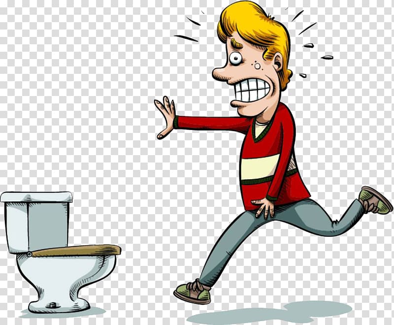 man running on toilet illustration, Toilet Bathroom , Someone who runs toilet transparent background PNG clipart