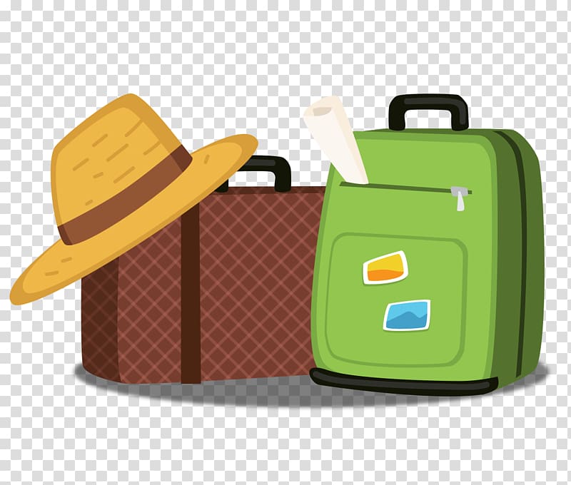 Tourism Cartoon Significant other, Cartoon travel luggage transparent background PNG clipart