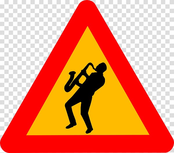 Jazz band Warning sign Saxophone, jazz transparent background PNG clipart