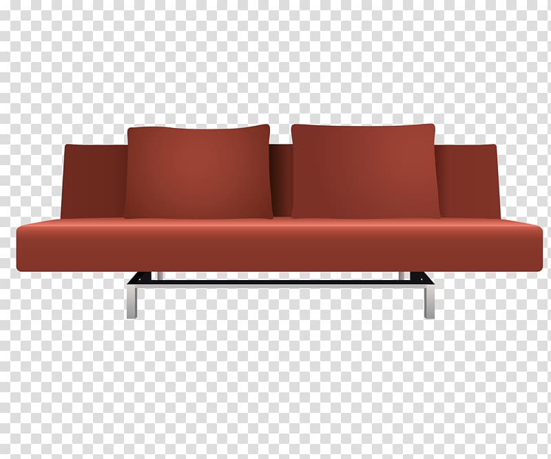 Sofa bed Daybed Couch Futon, 3D sofa transparent background PNG clipart