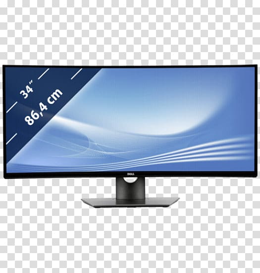 LED-backlit LCD Computer Monitors Dell UltraSharp U-17W LCD television Liquid-crystal display, Computer transparent background PNG clipart