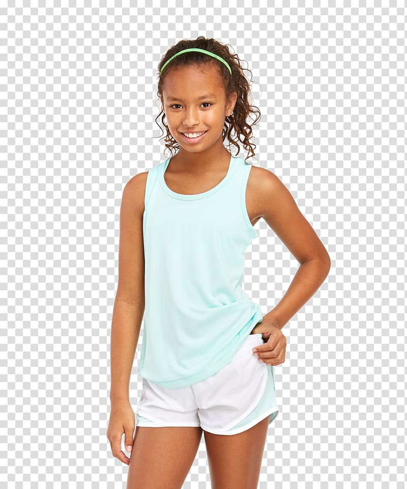T-shirt White Soffe Sportswear Shorts, businesss woman models transparent background PNG clipart