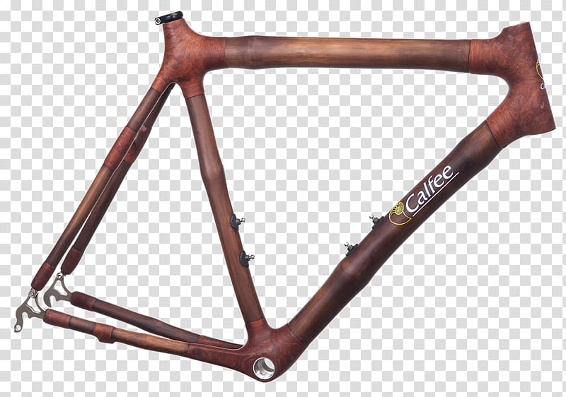Bicycle Frames Bamboo bicycle Fixed-gear bicycle Racing bicycle, bamboo frame transparent background PNG clipart