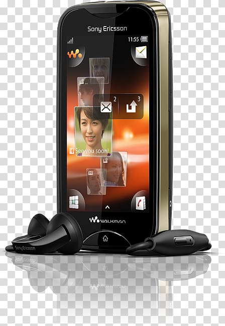 Sony Ericsson Live with Walkman Sony Ericsson Mix Walkman, Green On Black, Unlocked, GSM tft Smartphone, Sony Ericsson Walkman transparent background PNG clipart