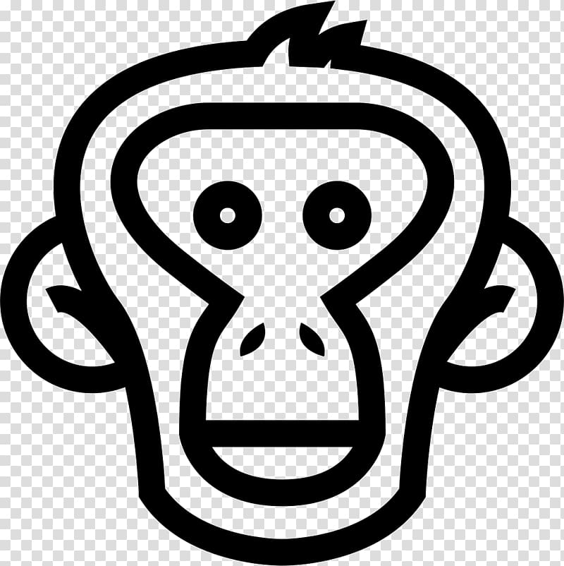 Ape Monkey Primate, monkey face transparent background PNG clipart