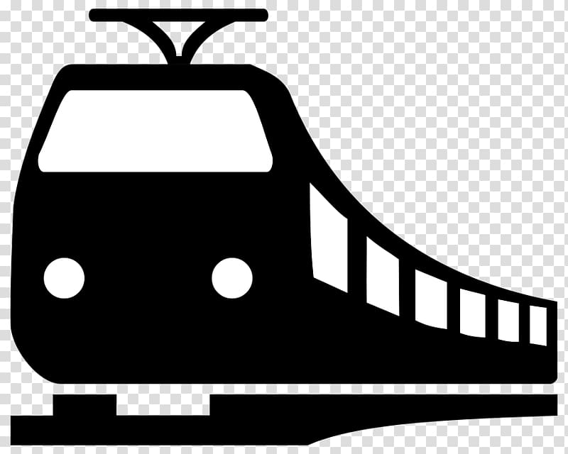 white and black train illustration, Train transparent background PNG clipart