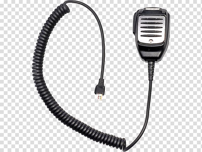 Electret microphone Hytera Loudspeaker Two-way radio, microphone transparent background PNG clipart