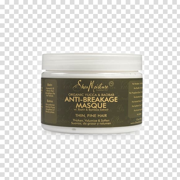 SheaMoisture Yucca & Baobab Anti-Breakage Masque Vitellaria Facial Mask, yucca transparent background PNG clipart