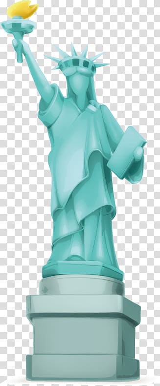 Statue of Liberty Illustration, Travel creative play transparent background PNG clipart