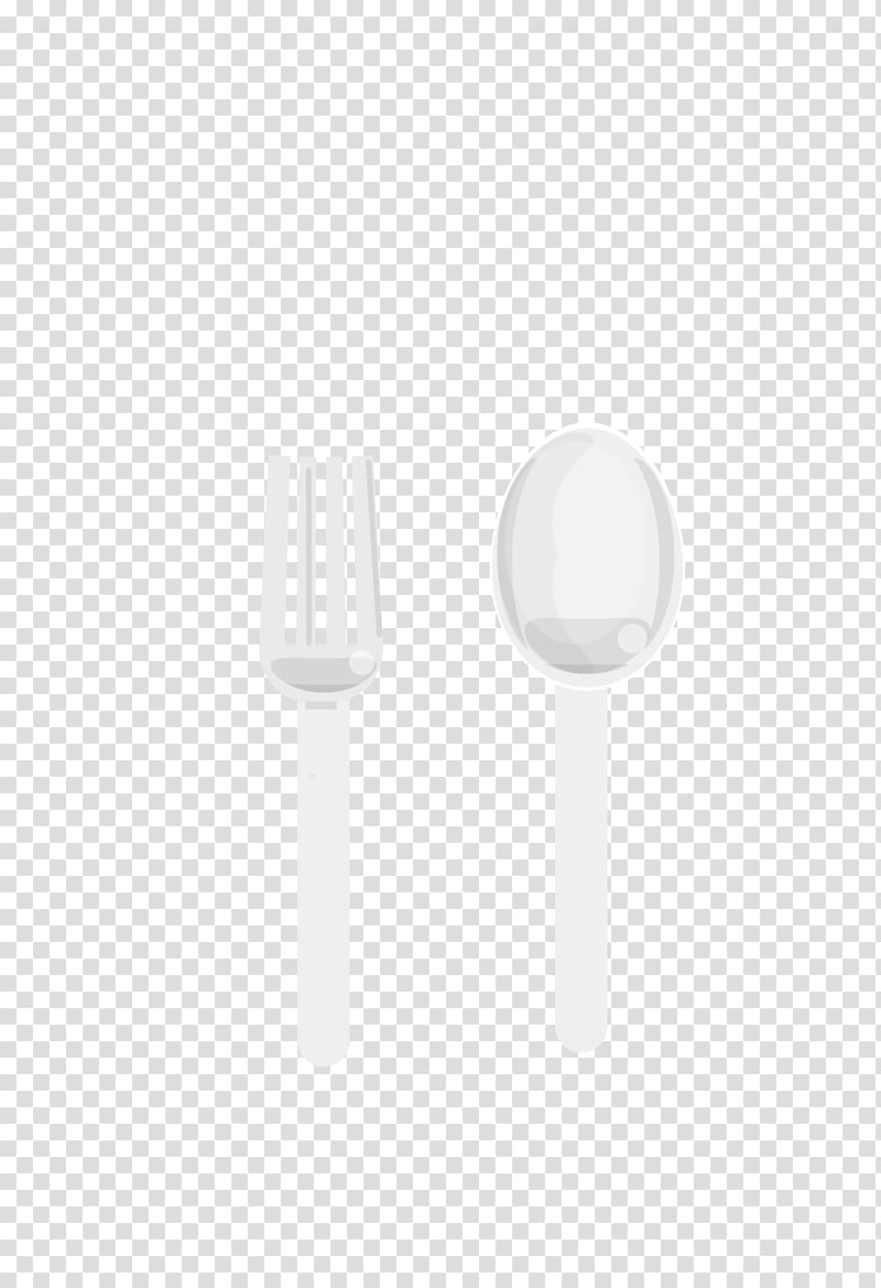 White Material Pattern, white tableware spoon fork transparent background PNG clipart