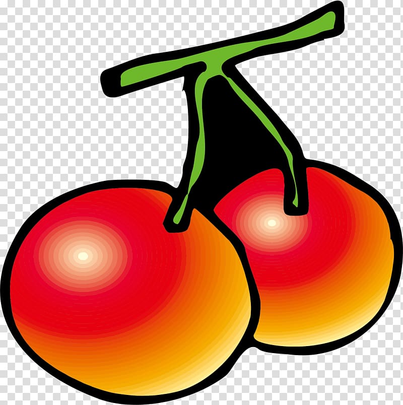 Orange , Free to pull the material Cherry transparent background PNG clipart