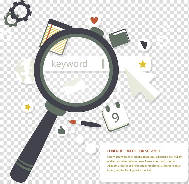 Digital marketing Search engine optimization Web search engine Search engine marketing Keyword research, painted Search transparent background PNG clipart
