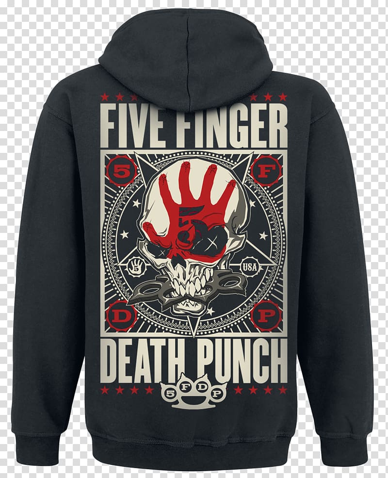 Hoodie T-shirt Five Finger Death Punch Green Day Music, T-shirt transparent background PNG clipart