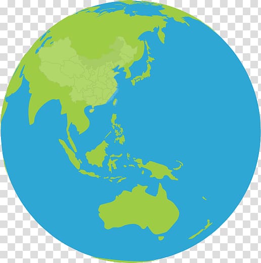 China Japan Australia Earth World, Blue Earth transparent background PNG clipart