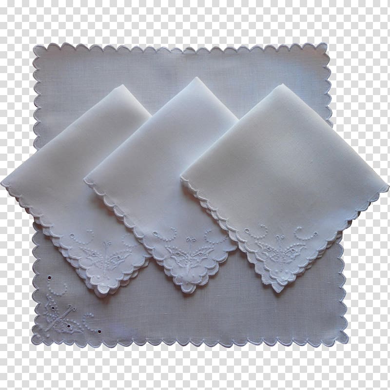 Cloth Napkins Cutwork Embroidery Paper Woven fabric, table transparent background PNG clipart