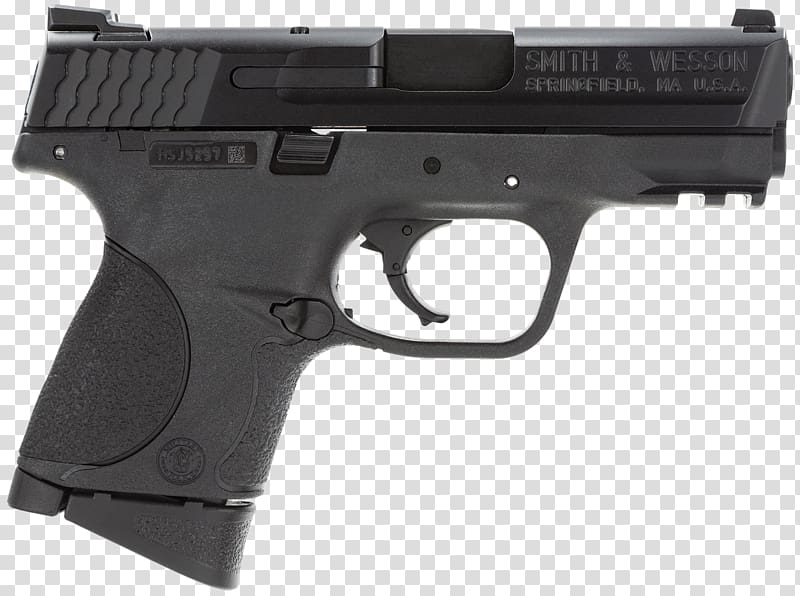 Smith & Wesson M&P 9×19mm Parabellum Firearm Pistol, small guns transparent background PNG clipart