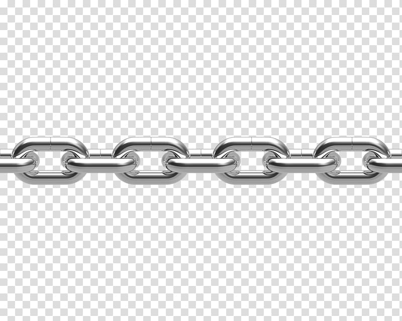 stainless steel chains, Chain Single Line transparent background PNG clipart