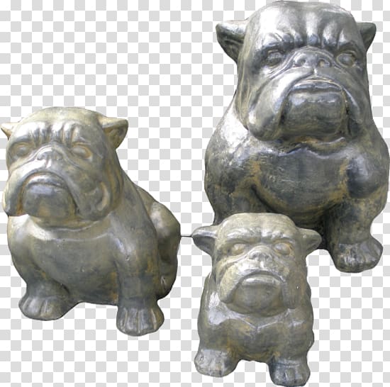 Bulldog Sculpture Dog breed Stone carving Non-sporting group, Stone Statue transparent background PNG clipart